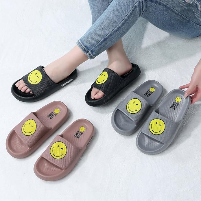 SmileyWorld Bathing Slides Grey - Image 7