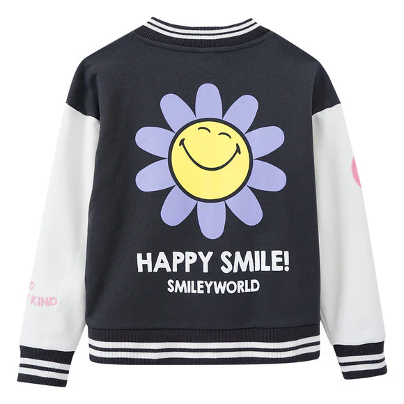 SmileyWorld College Jacket with Back Print - Image 2