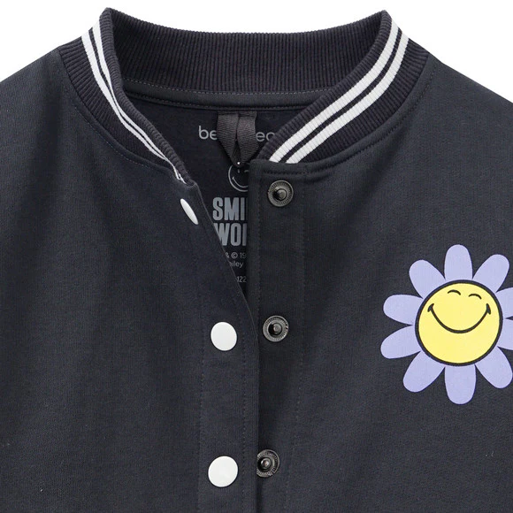 SmileyWorld College Jacket with Back Print - Image 3