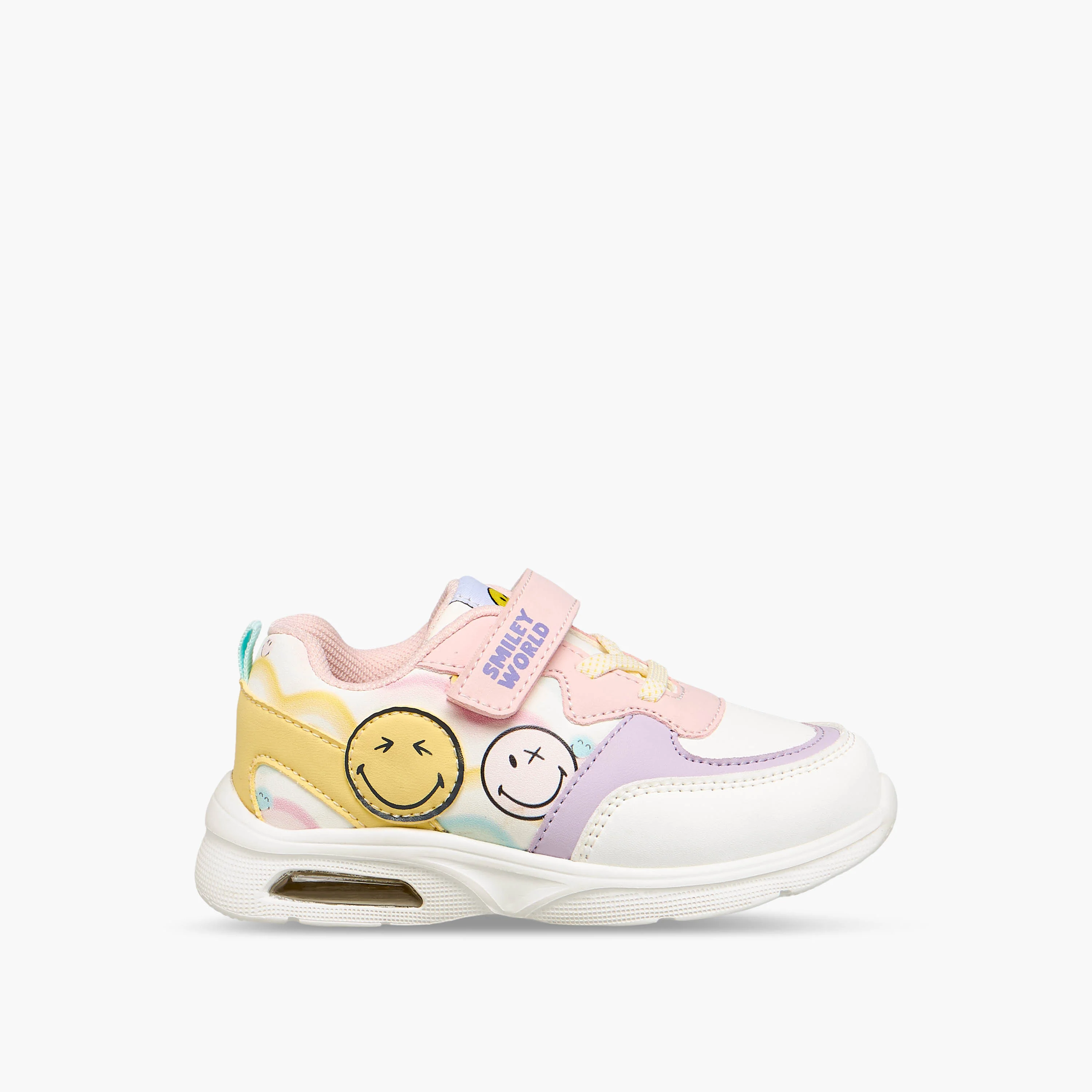 SmileyWorld Girls Colorblock Sneakers - Image 3