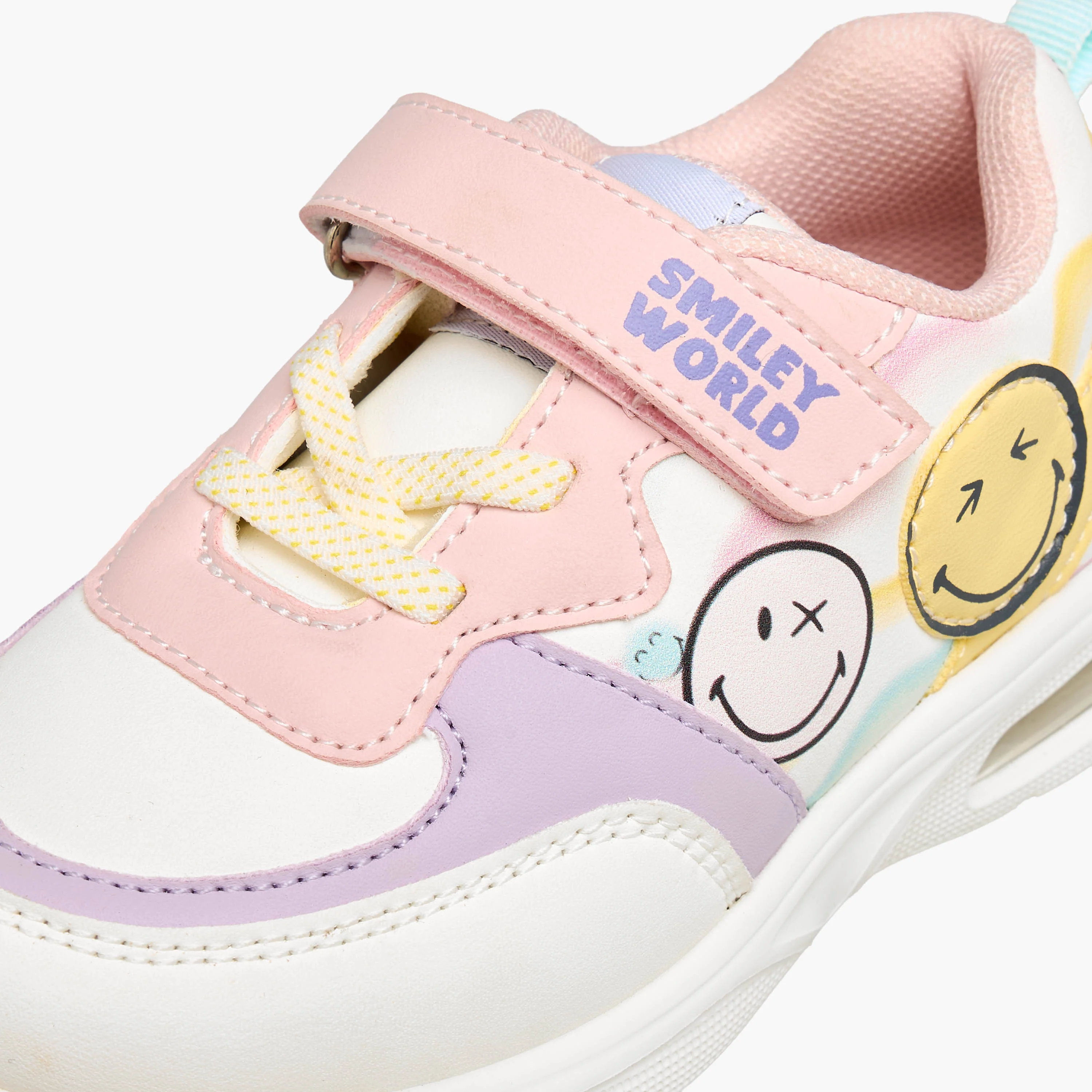 SmileyWorld Girls Colorblock Sneakers - Image 4