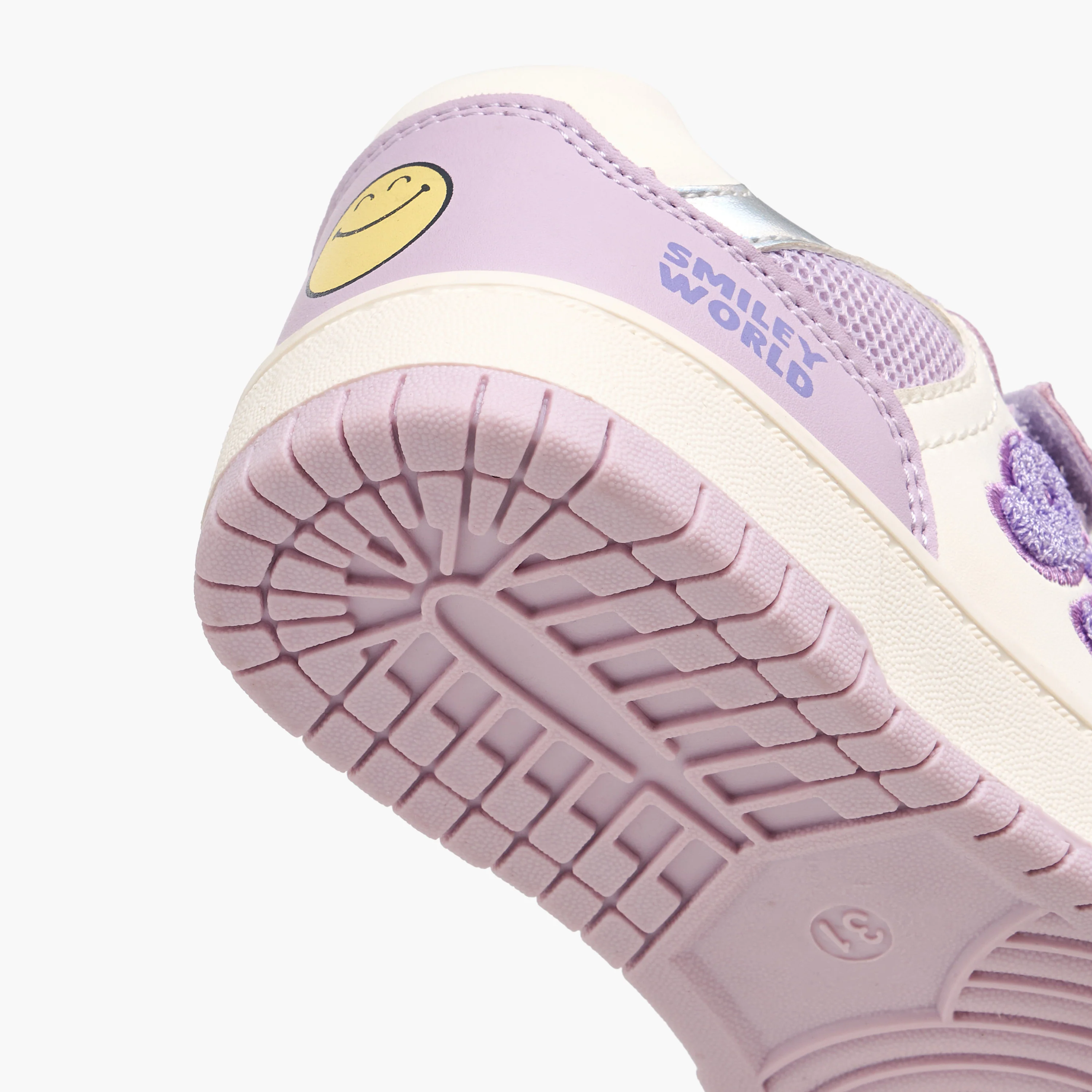 SmileyWorld Girls Hook & Loop Sneakers - Image 5