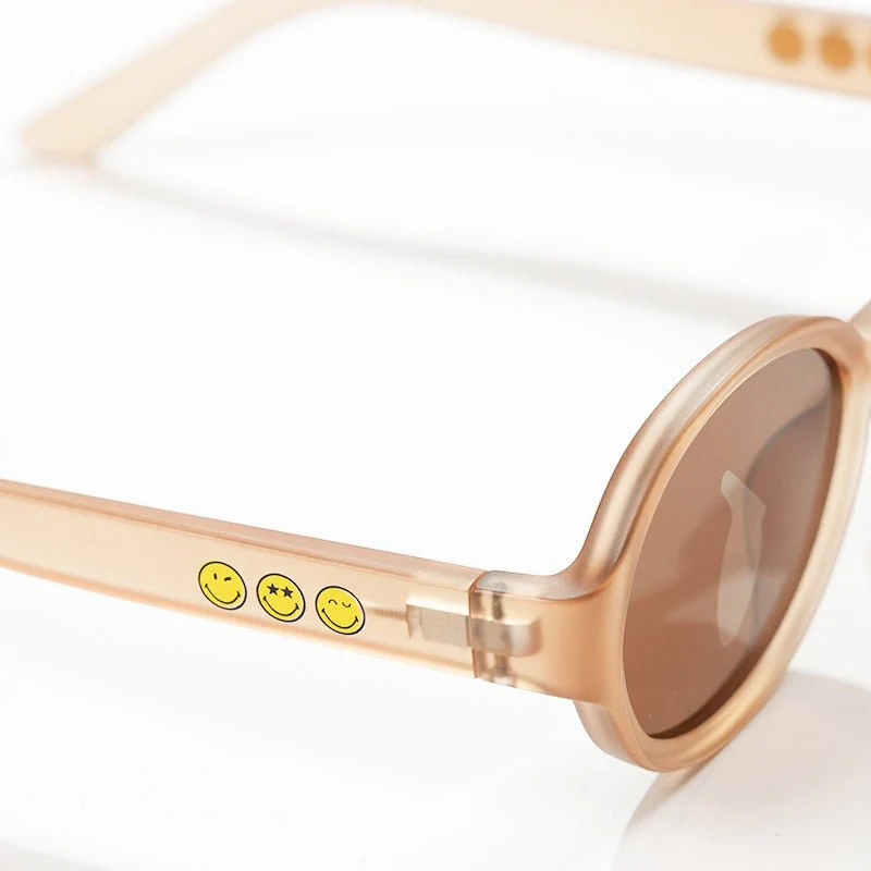 SmileyWorld Kid Sunglasses Oval Acorn Brown - Image 2