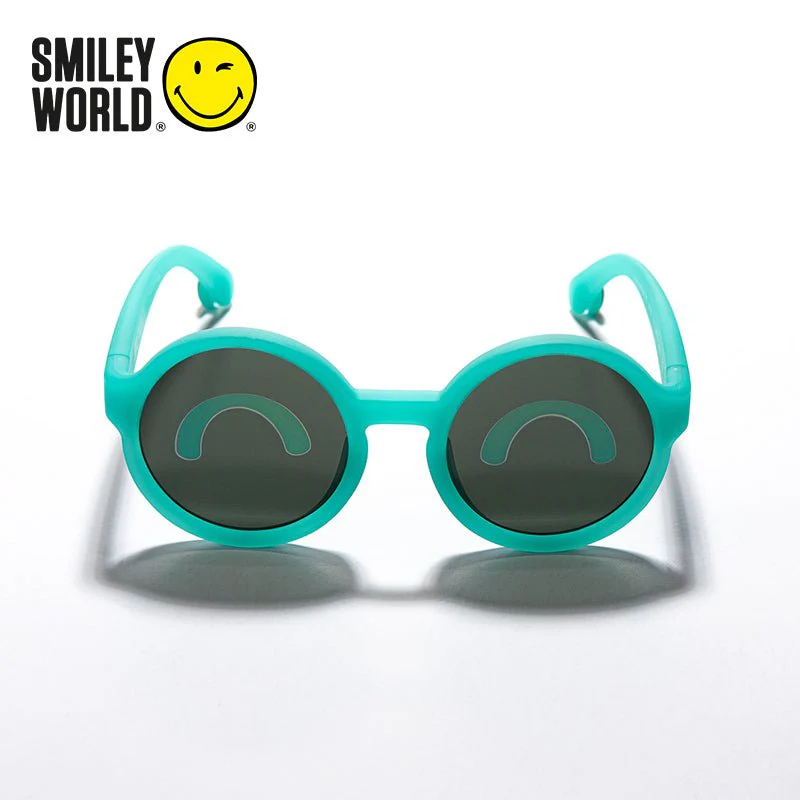 SmileyWorld Kids & Baby Sunglasses Round Lake Green - Image 11