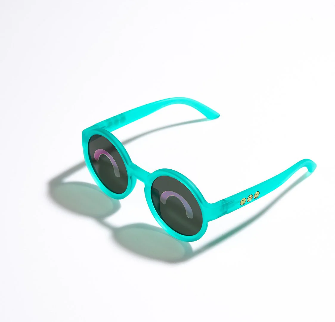 SmileyWorld Kids & Baby Sunglasses Round Lake Green - Image 12