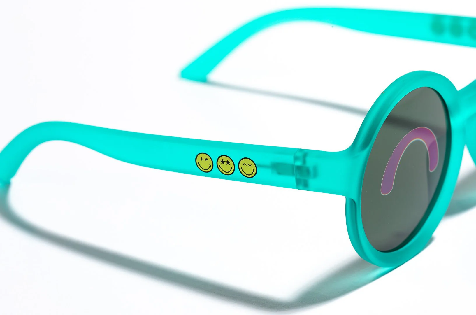 SmileyWorld Kids & Baby Sunglasses Round Lake Green - Image 5