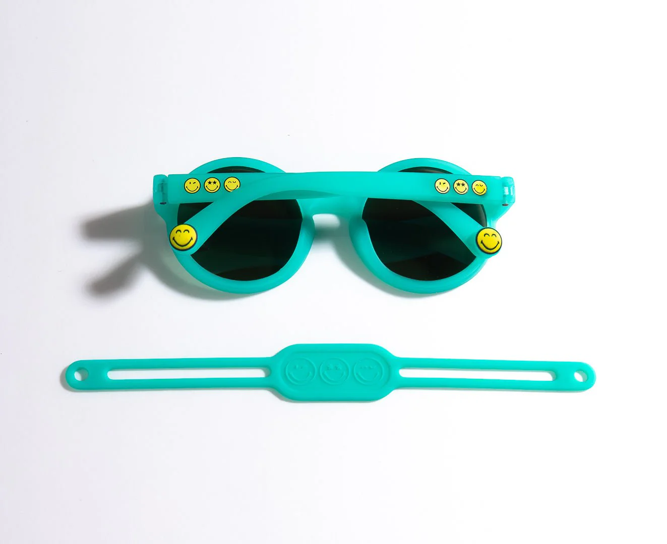 SmileyWorld Kids & Baby Sunglasses Round Lake Green - Image 8