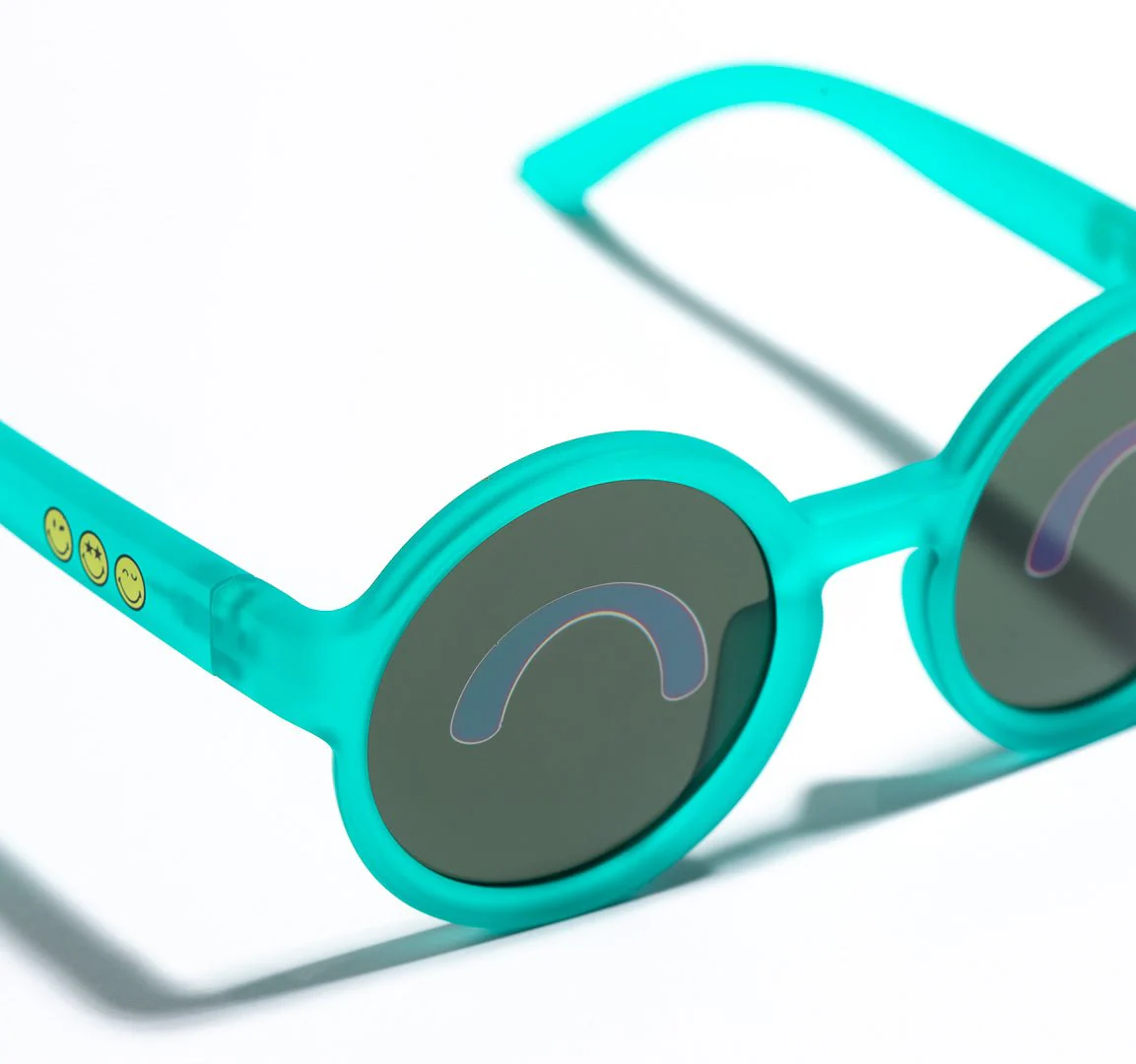 SmileyWorld Kids & Baby Sunglasses Round Lake Green - Image 9