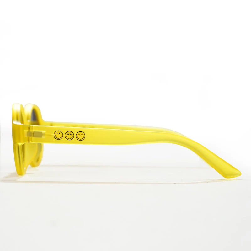 SmileyWorld Kids Sunglasses Oval Sunlight Yellow - Image 4