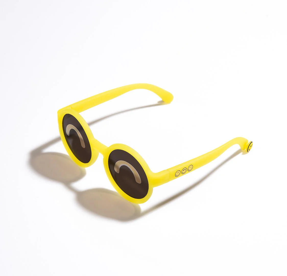 SmileyWorld Kids Sunglasses Round Sunlight Yellow - Image 11