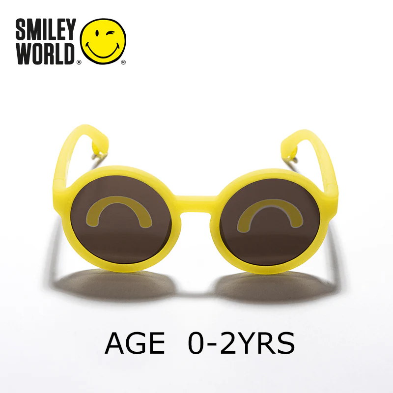 SmileyWorld Kids Sunglasses Round Sunlight Yellow - Image 13