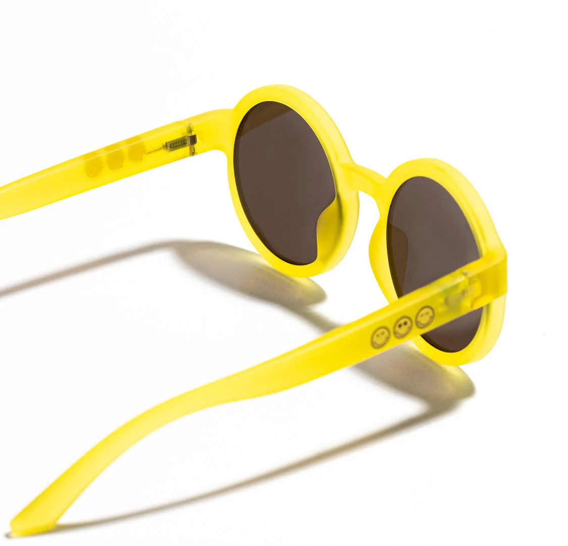SmileyWorld Kids Sunglasses Round Sunlight Yellow - Image 8