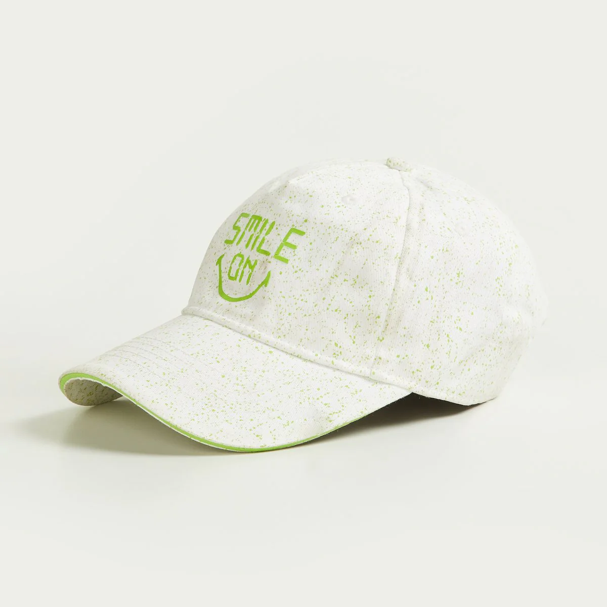 SmileyWorld Men Appliqued Cap