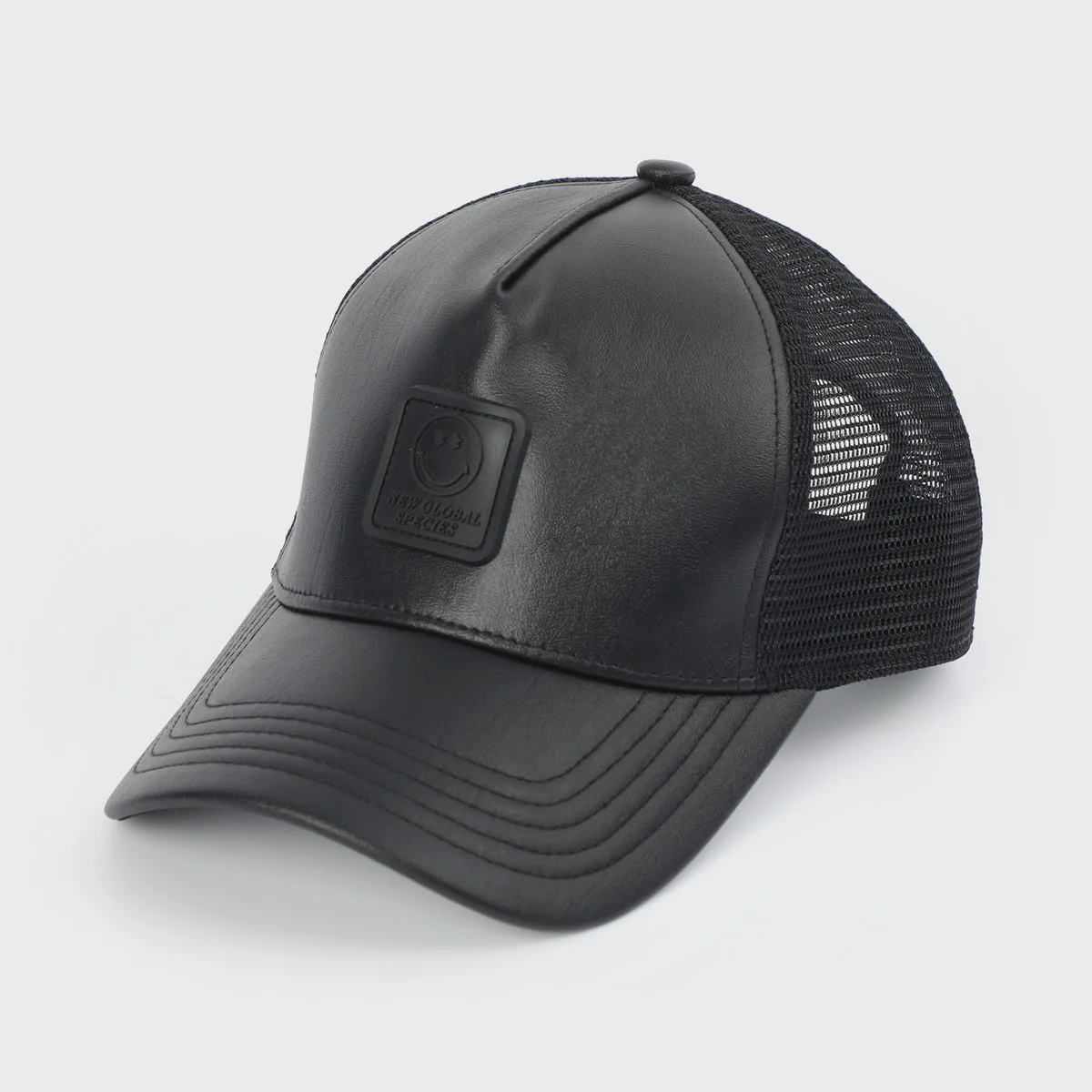 SmileyWorld Men Appliqued Trucker Cap - Image 4