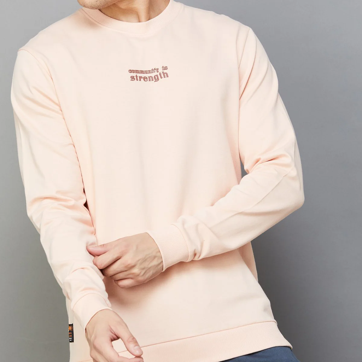 SmileyWorld Men Back Printed Regular Fit Sweatshirt - Image 5