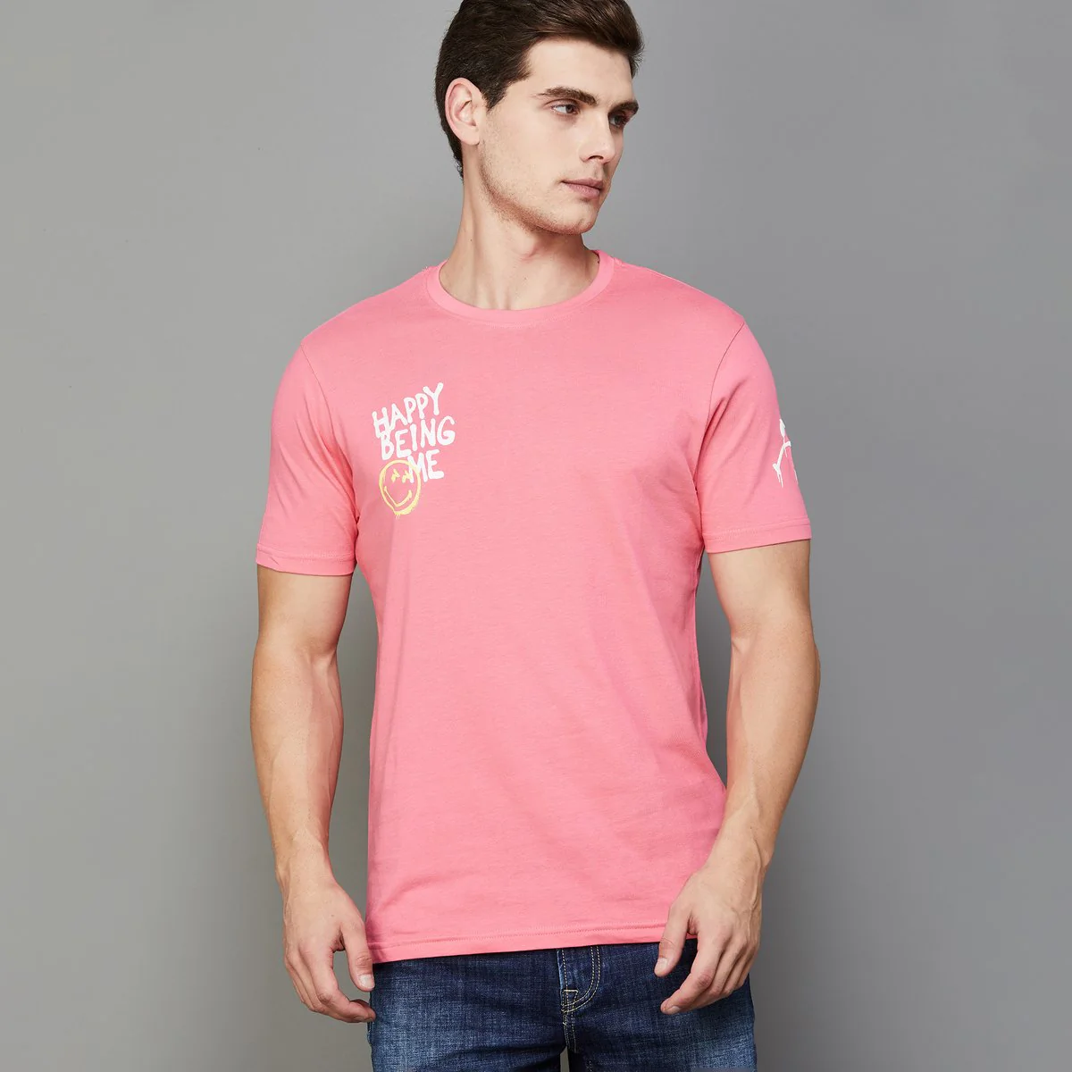 SmileyWorld Men Back Printed T-Shirt - Image 3