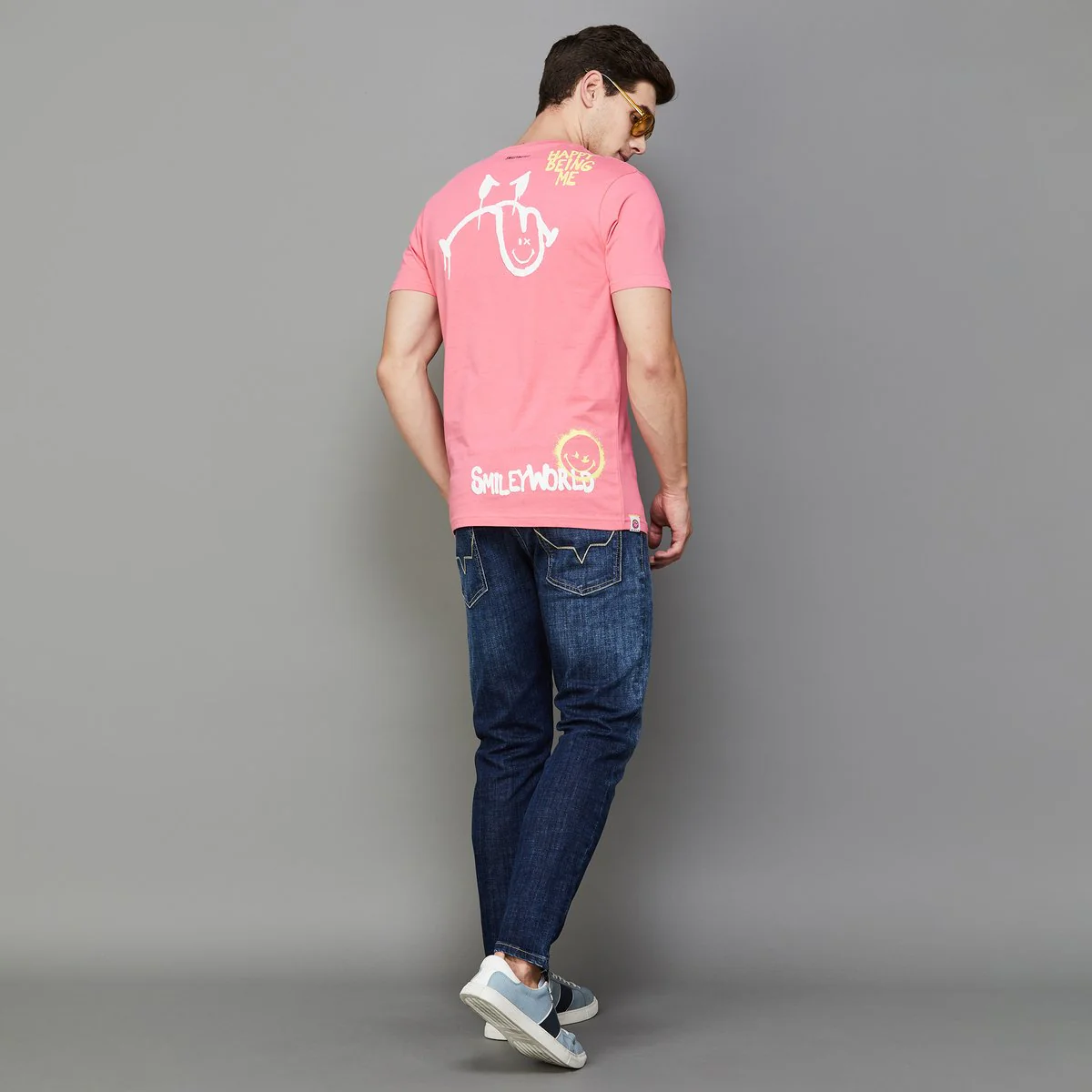 SmileyWorld Men Back Printed T-Shirt - Image 6