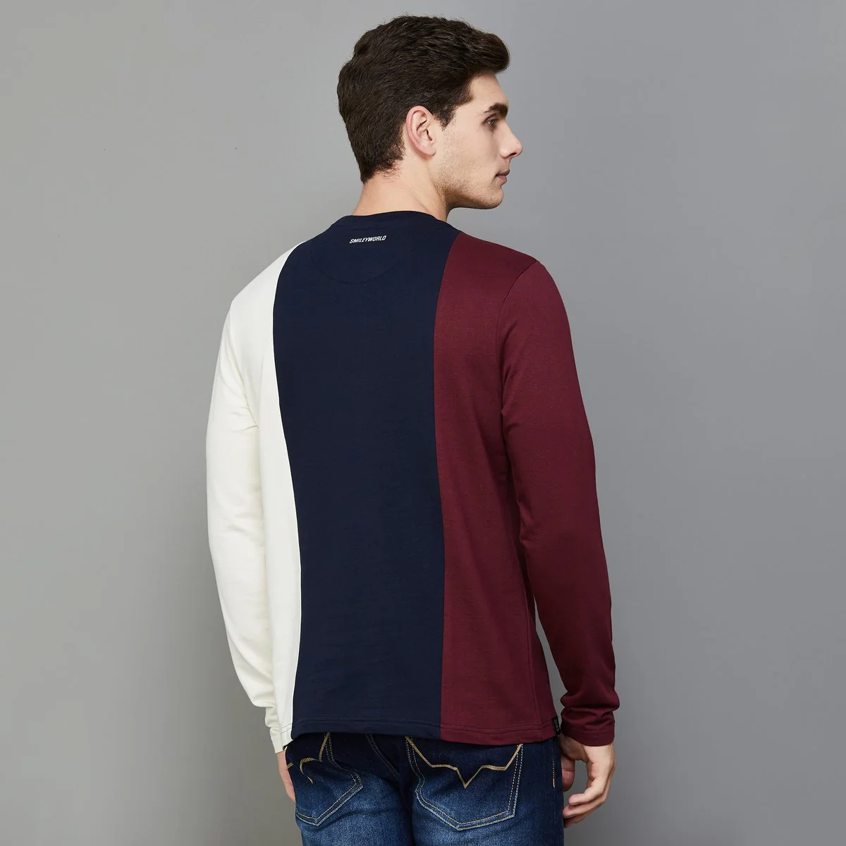 SmileyWorld Men Colourblock T-shirt - Image 8