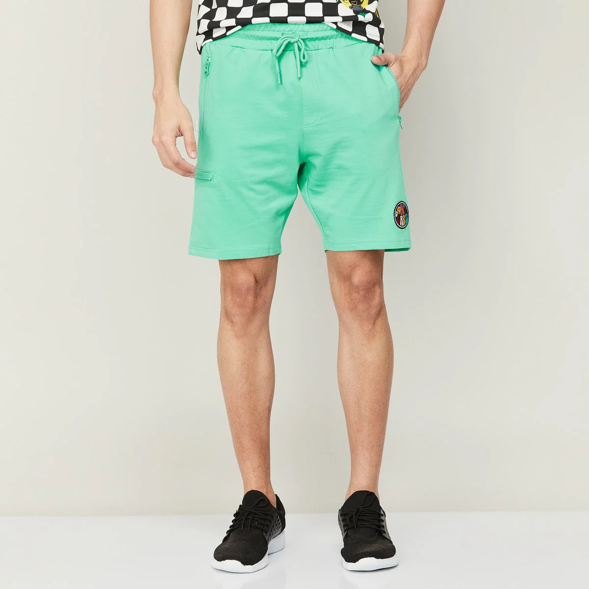 SmileyWorld Men Elasticated Shorts