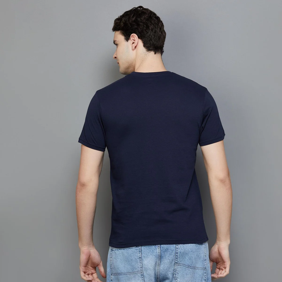SmileyWorld Men Graphic Print Slim Fit T-Shirt - Image 5