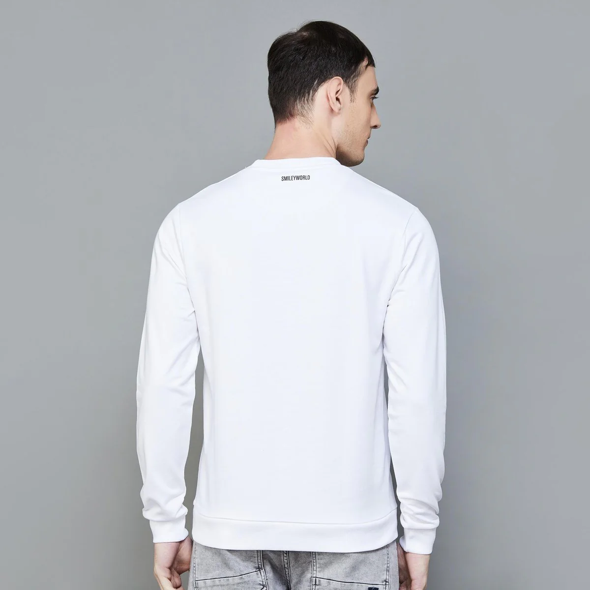 SmileyWorld Men Graphic Print Sweatshirt - Image 5