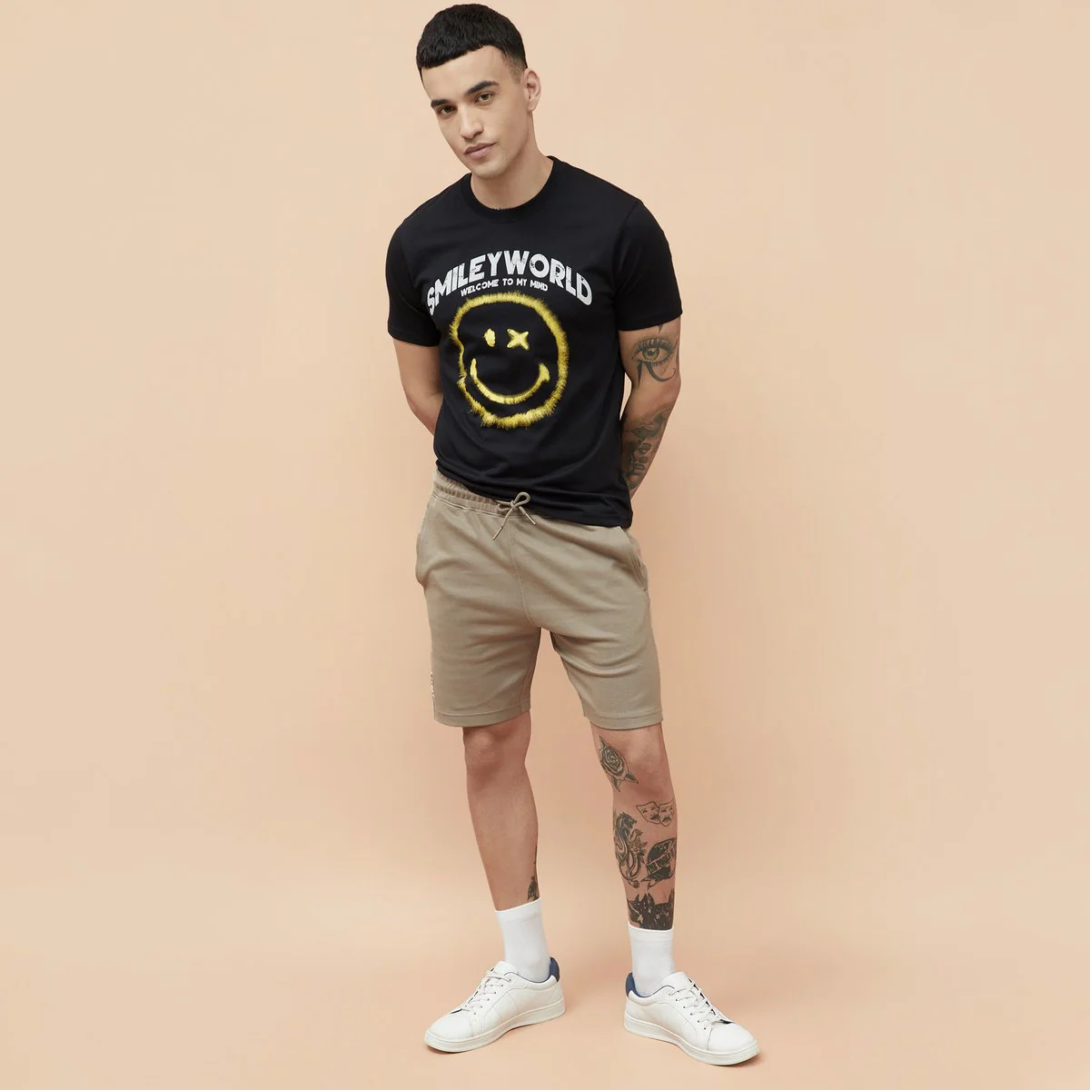 SmileyWorld Men Graphic Print T-Shirt - Image 3
