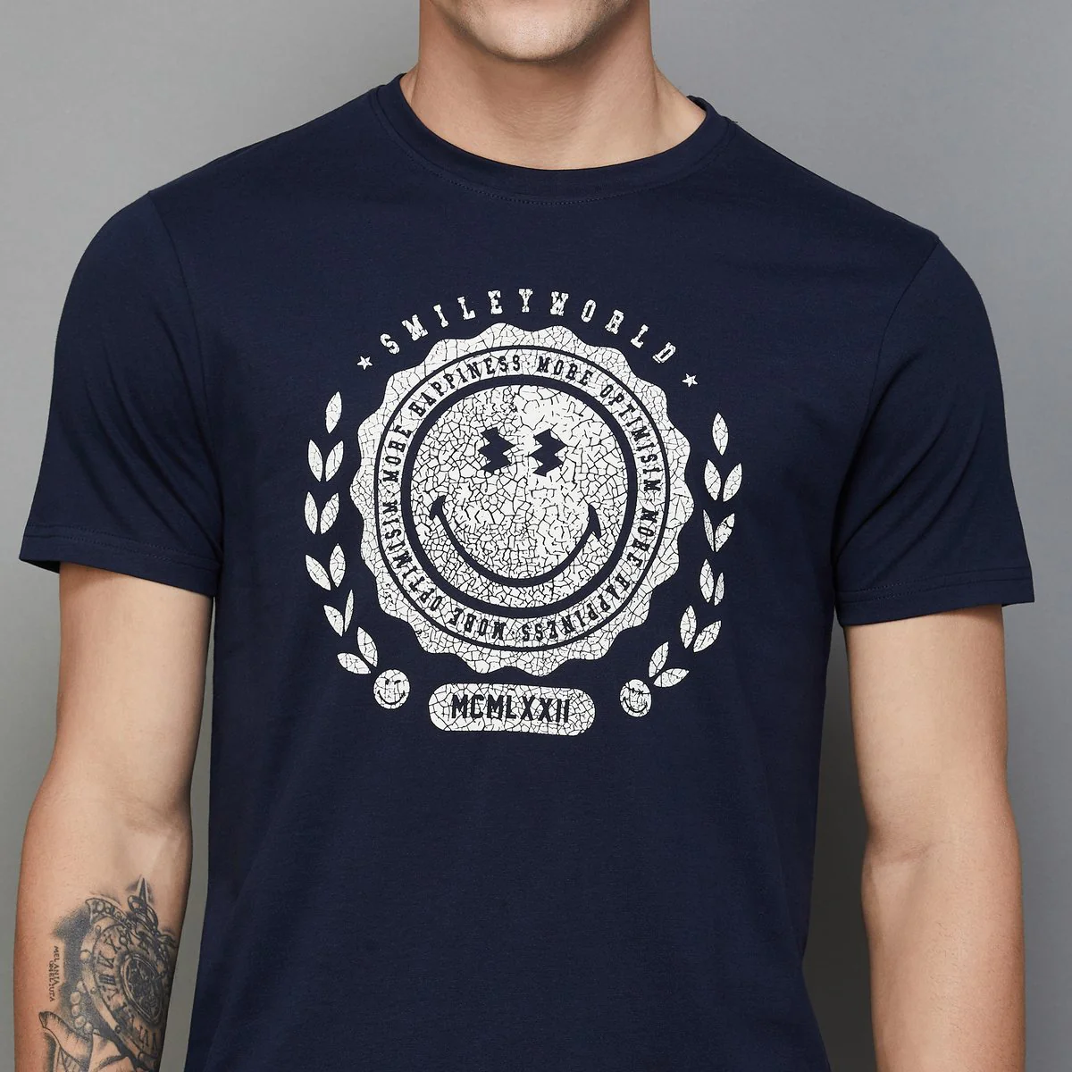 SmileyWorld Men Graphic Printed T-Shirt - Image 2