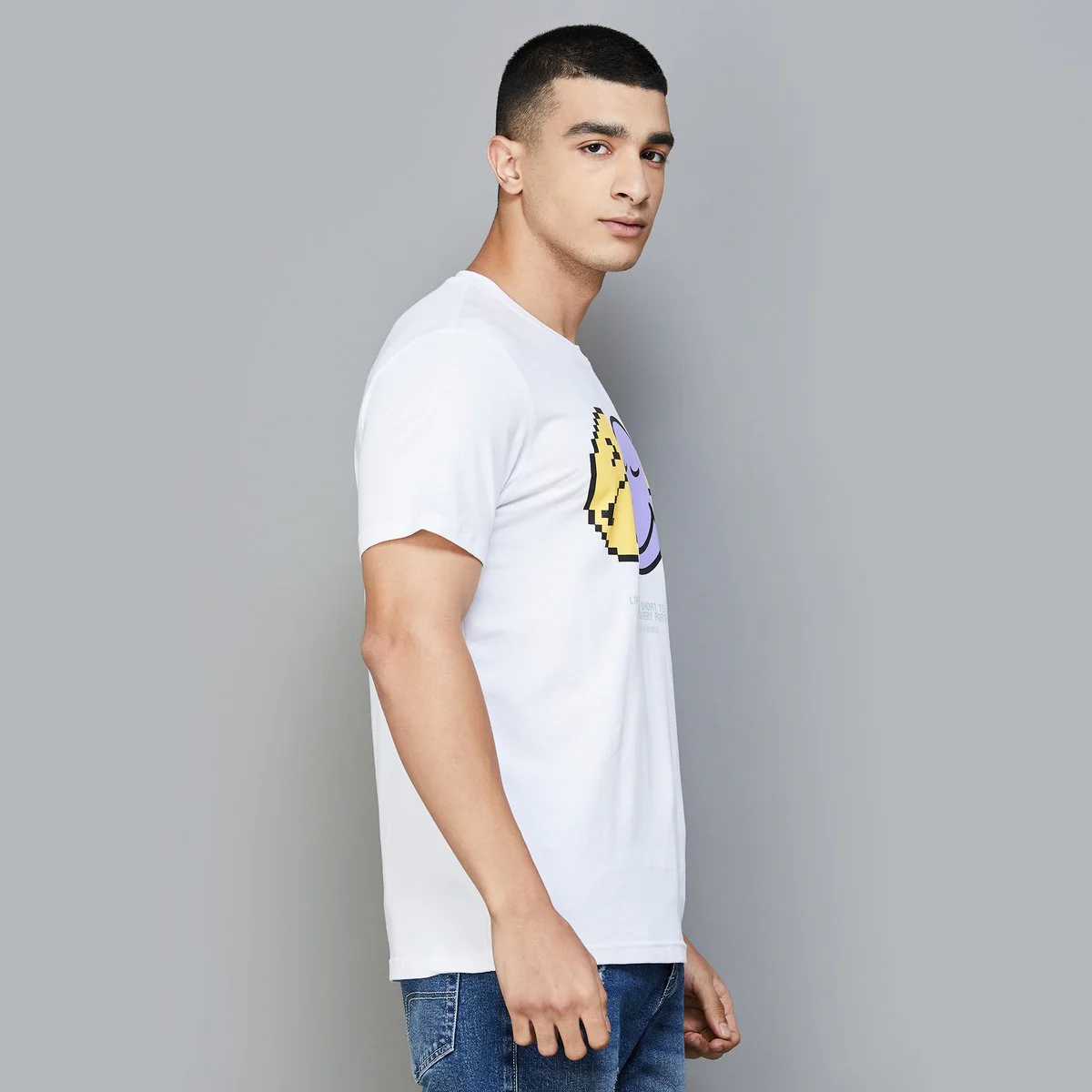 SmileyWorld Men Graphic Printed T-Shirt - Image 3