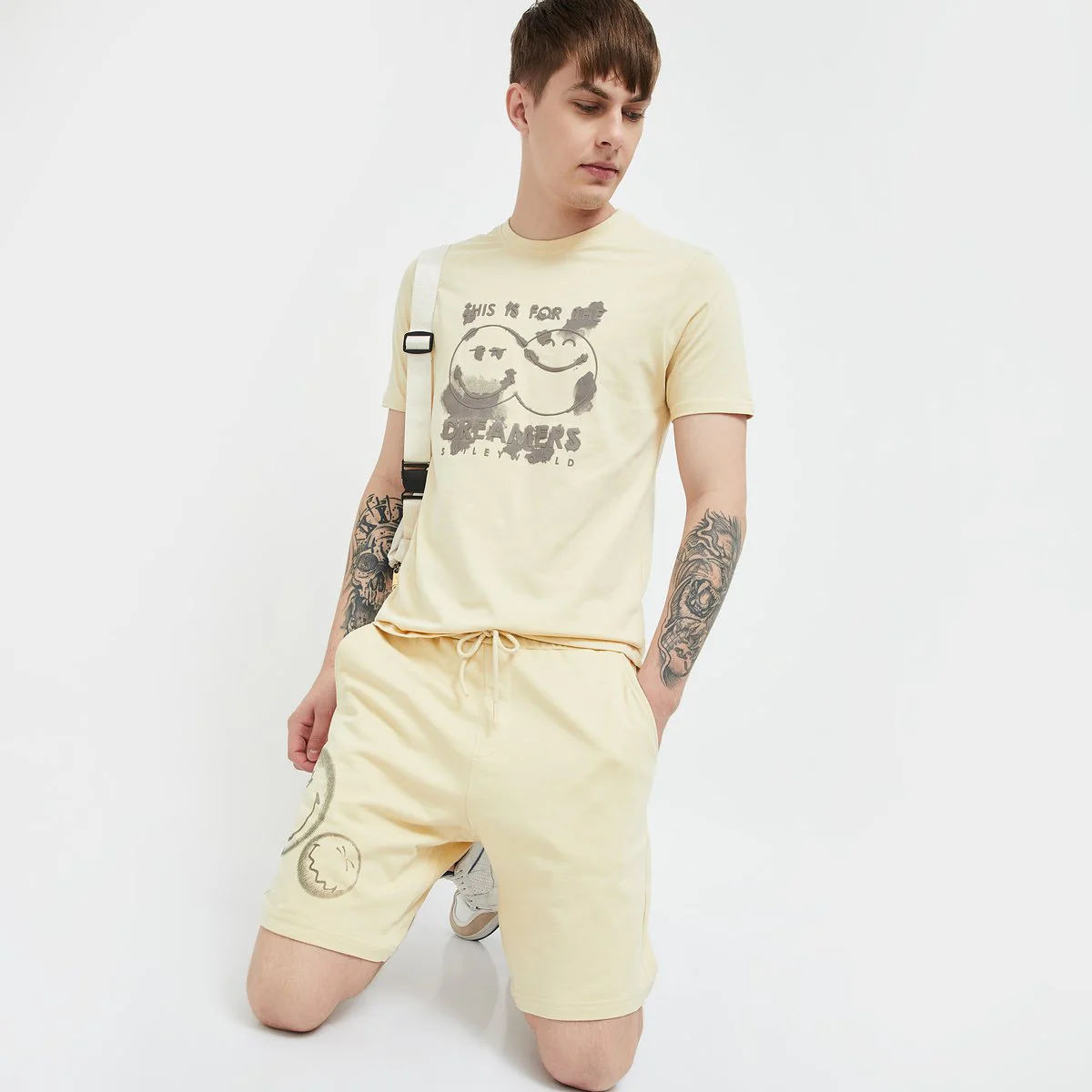 SmileyWorld Men Graphic Printed T-Shirt