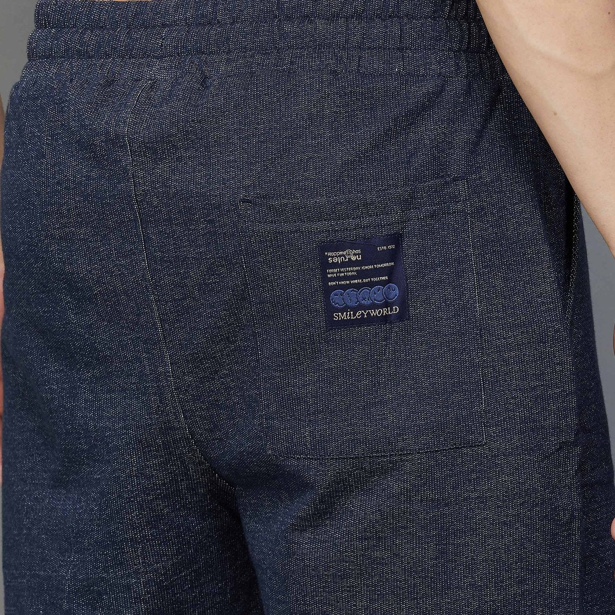 SmileyWorld Men Logo Printed Shorts - Image 6