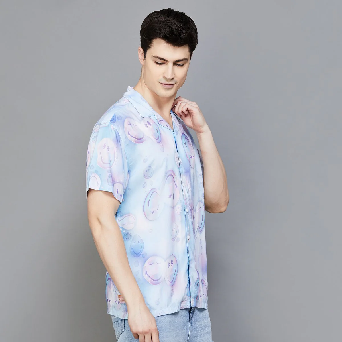 SmileyWorld Men Printed Casual Shirt - Image 2