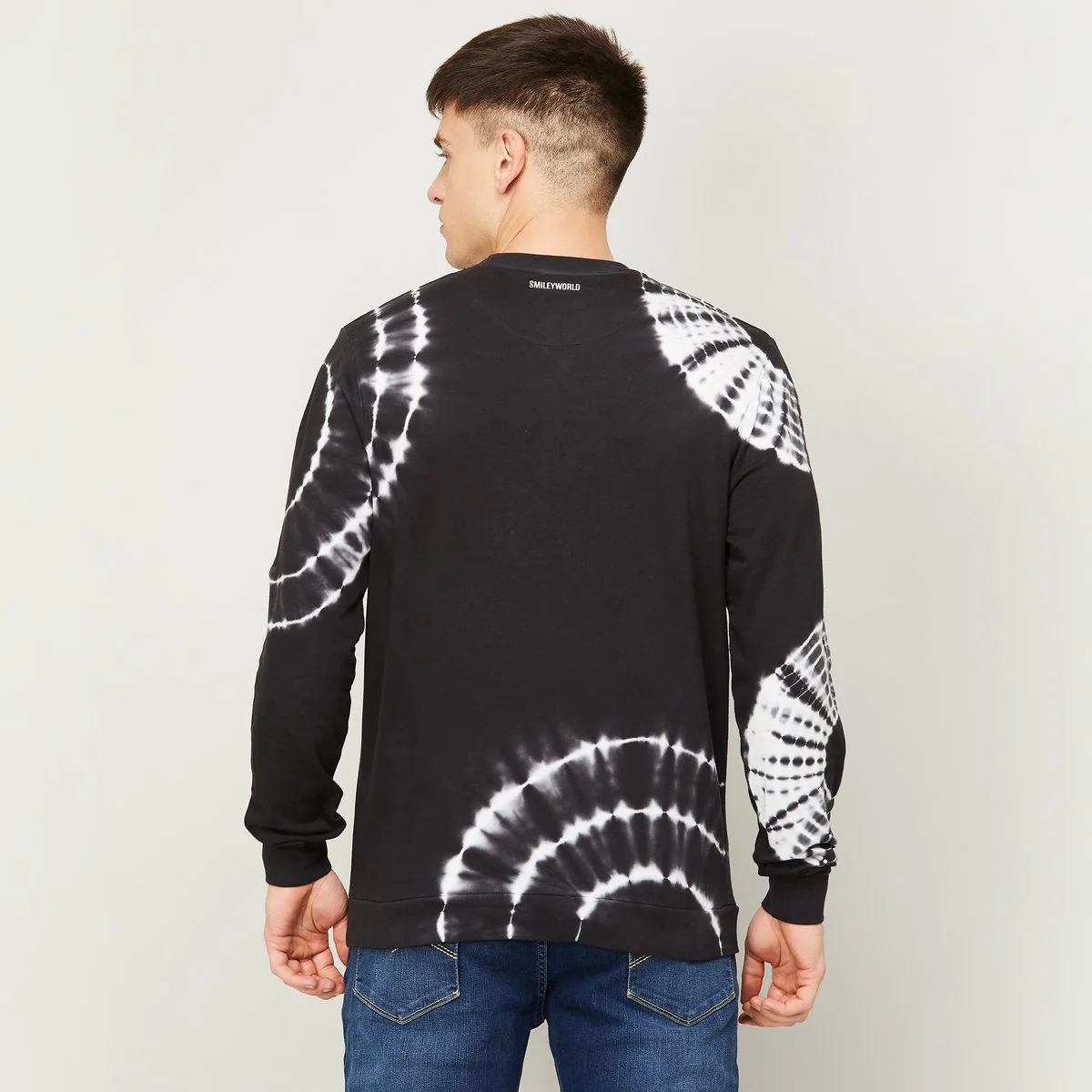 SmileyWorld Men Printed Crew Neck Sweatshirt - Image 3