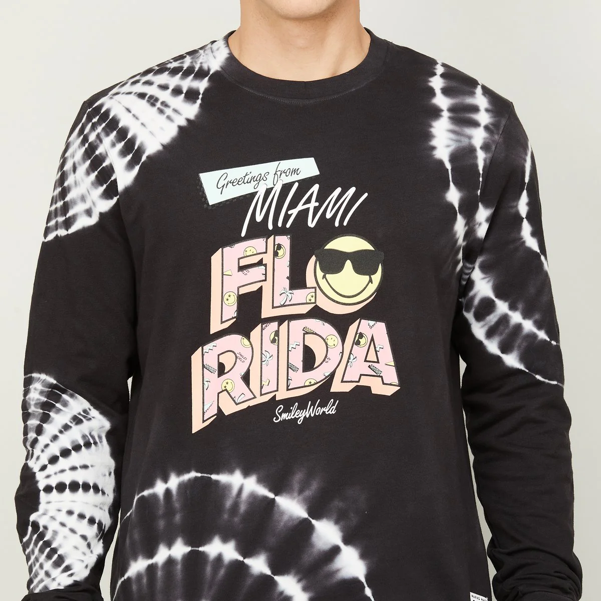 SmileyWorld Men Printed Crew Neck Sweatshirt - Image 4
