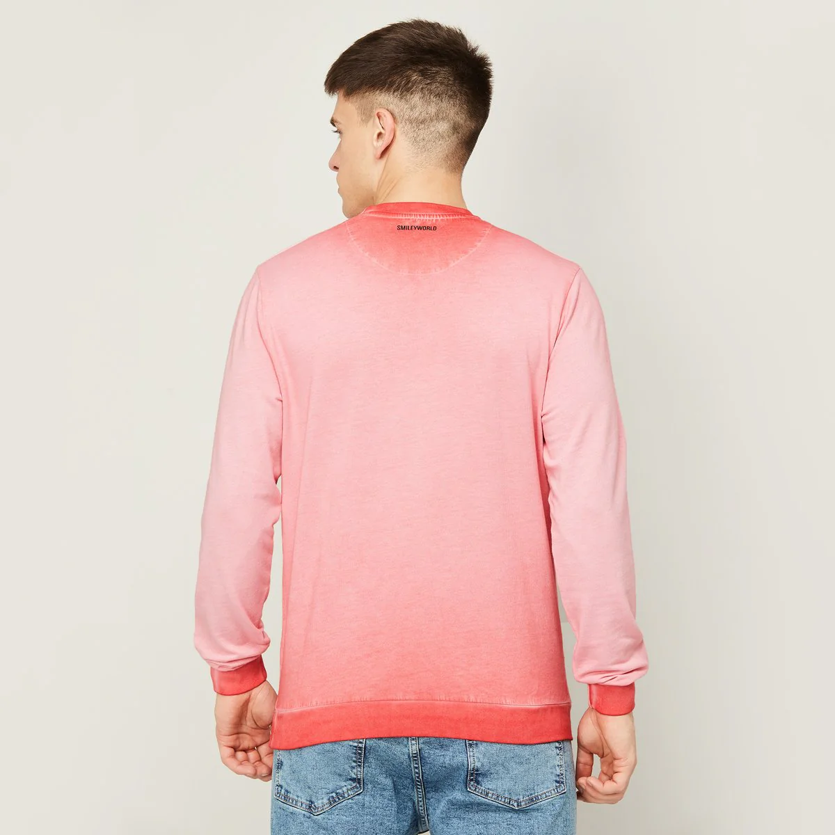 SmileyWorld Men Printed Crew Neck Sweatshirt - Image 4