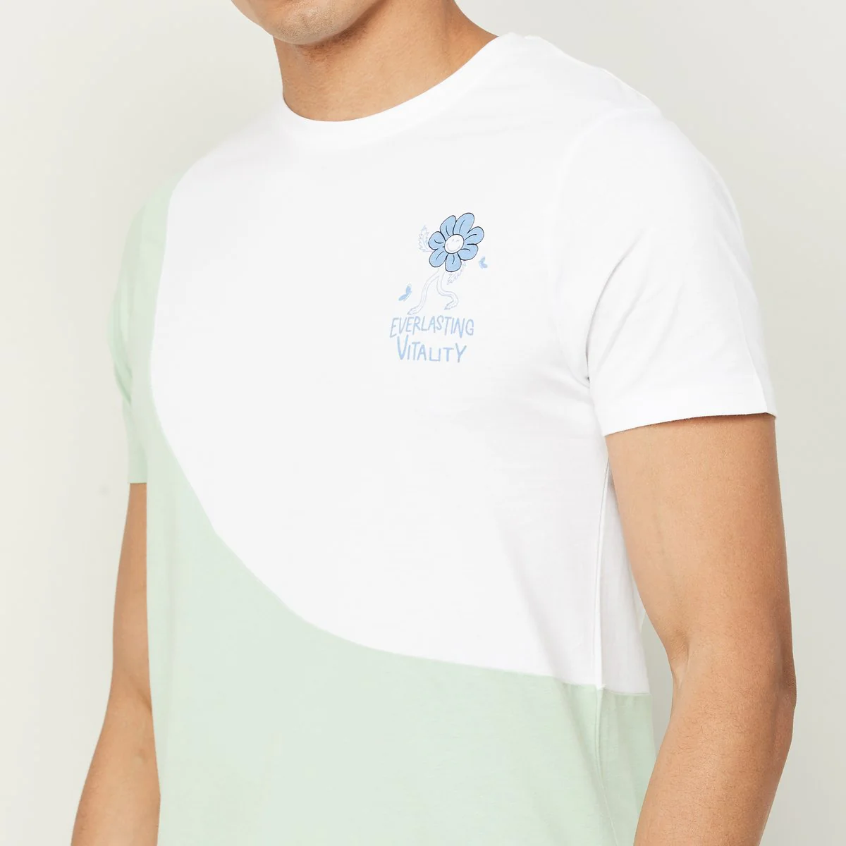 SmileyWorld Men Printed Crew Neck T-Shirt - Image 2