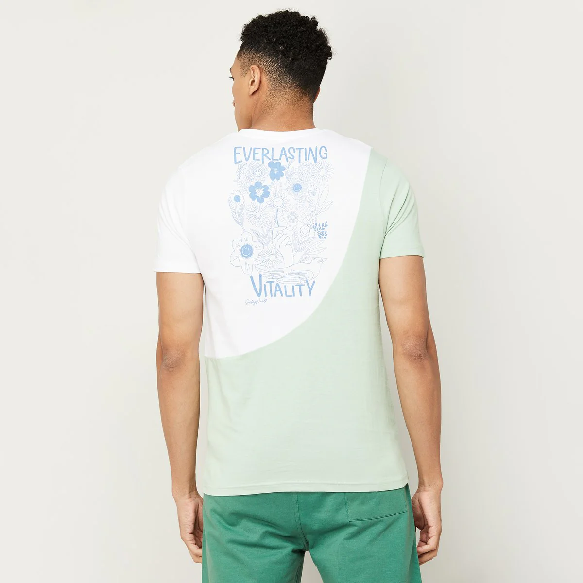 SmileyWorld Men Printed Crew Neck T-Shirt - Image 3