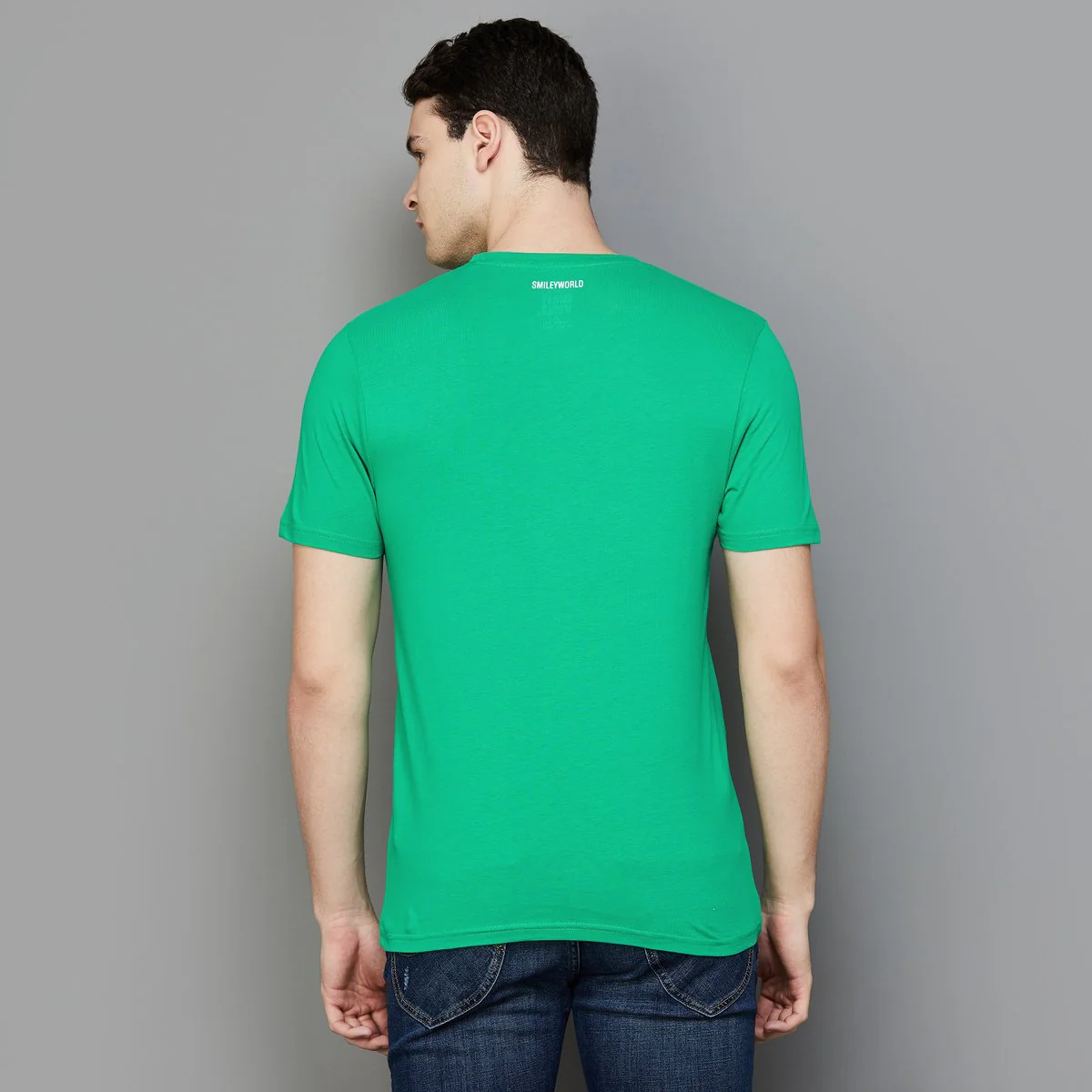 SmileyWorld Men Printed Crew Neck T-Shirt - Image 6