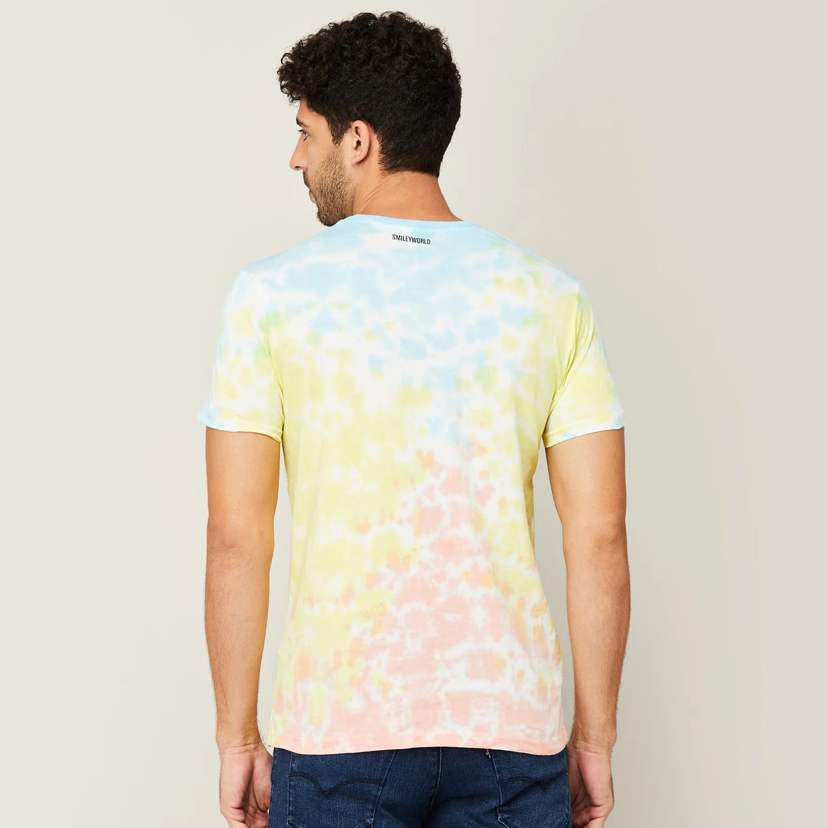 SmileyWorld Men Printed Crew Neck T-Shirt - Image 3
