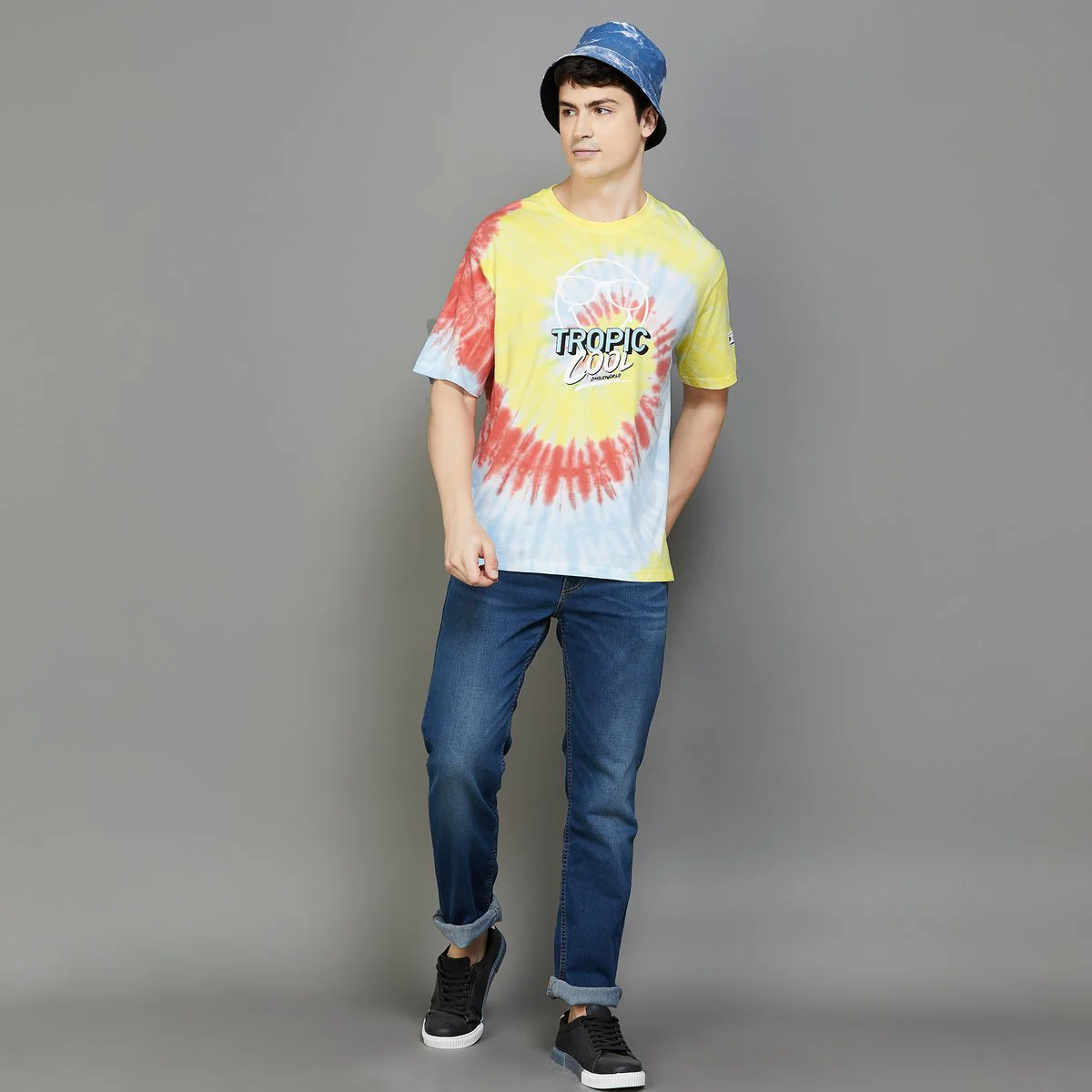 SmileyWorld Men Printed Crew Neck T-Shirt - Image 5