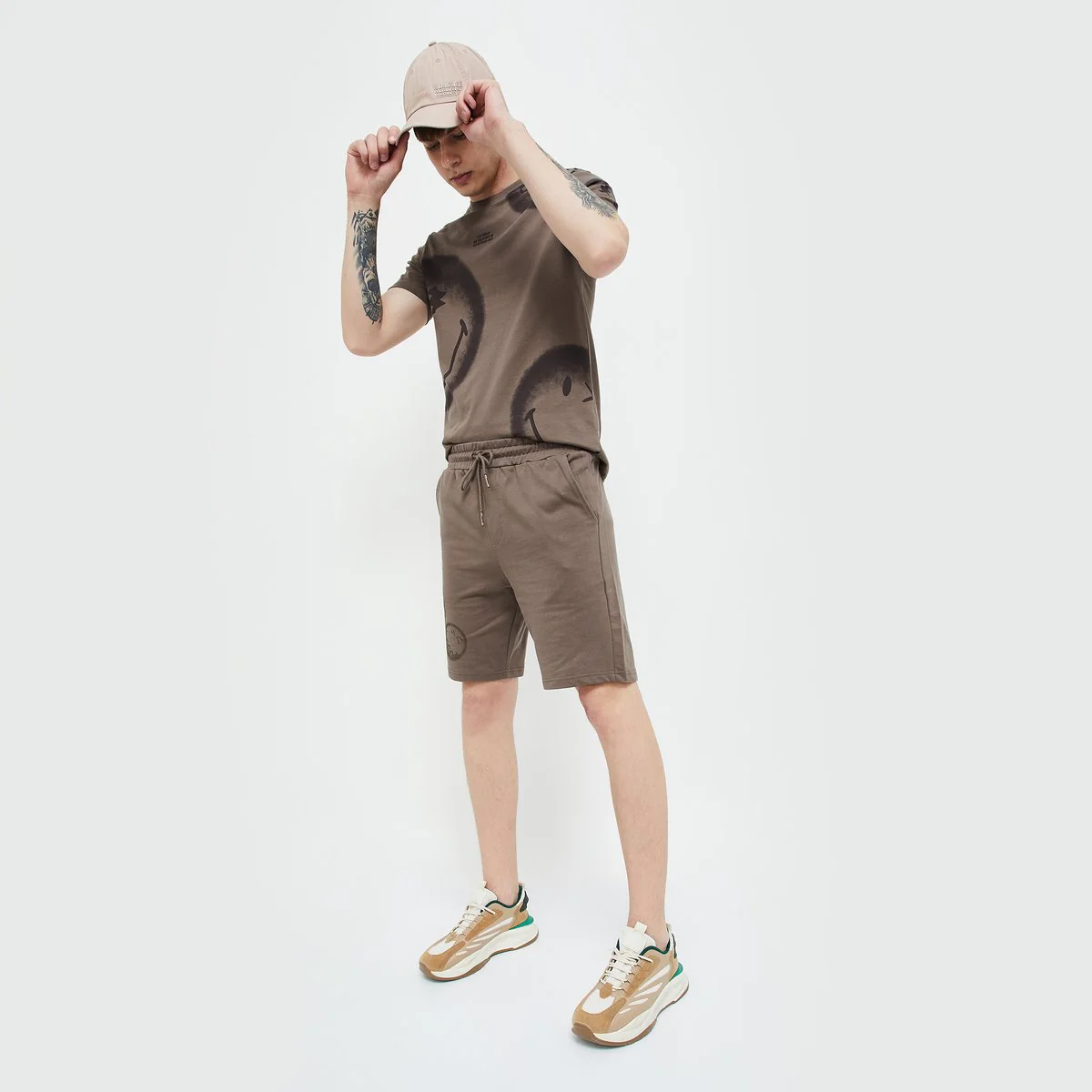 SmileyWorld Men Printed Elasticated Shorts - Image 3