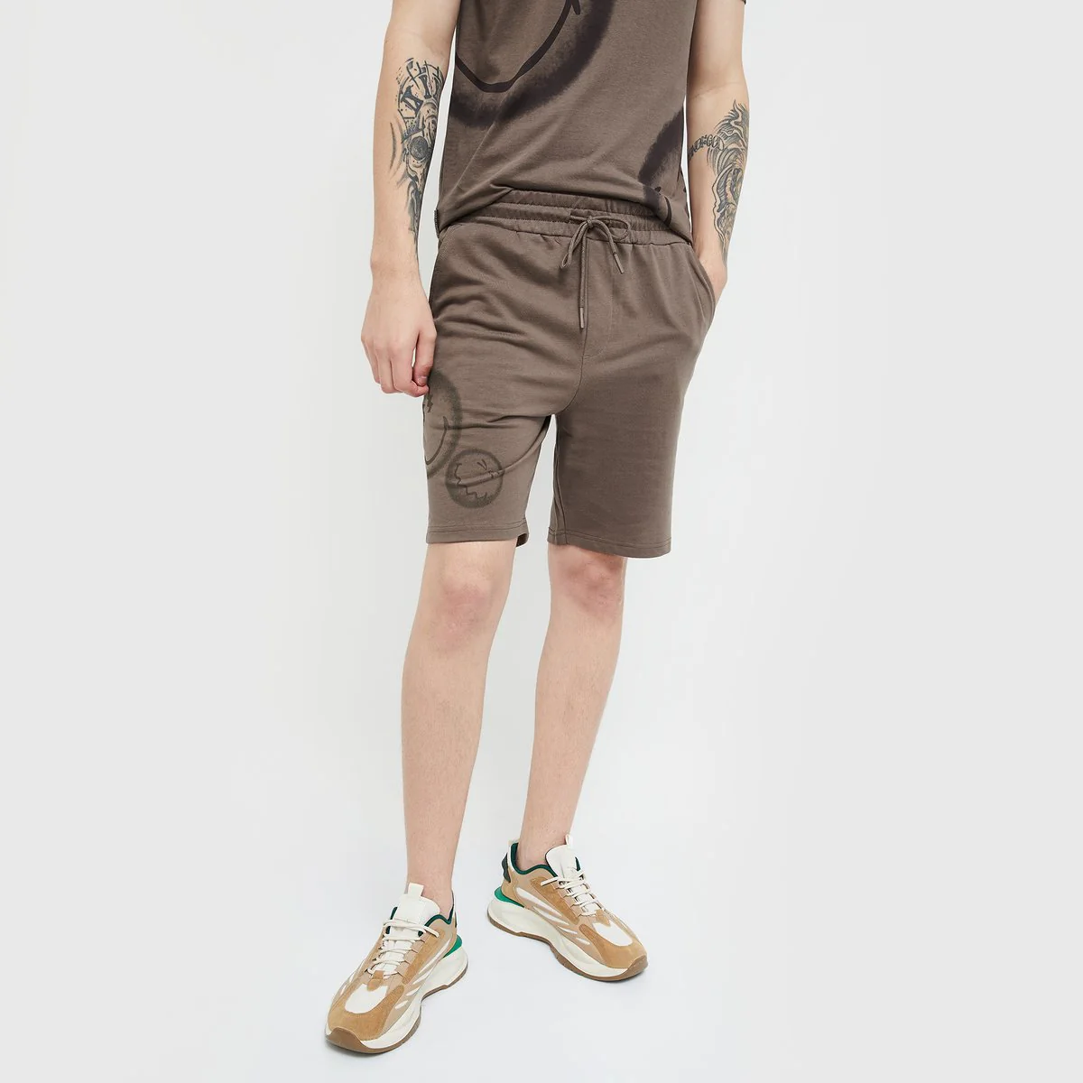 SmileyWorld Men Printed Elasticated Shorts - Image 7
