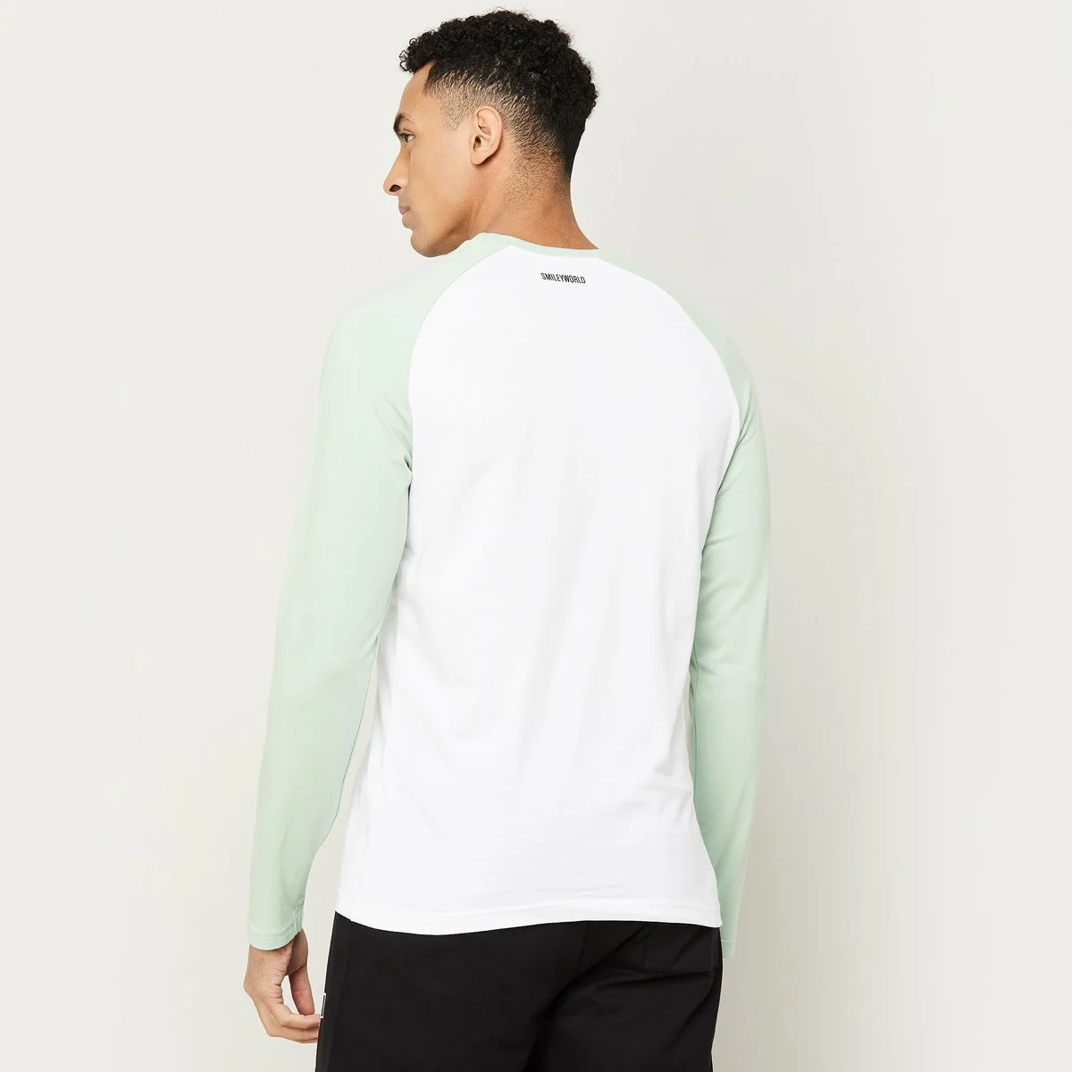 SmileyWorld Men Printed Full Sleeves Regular Fit T-Shirt - Image 4