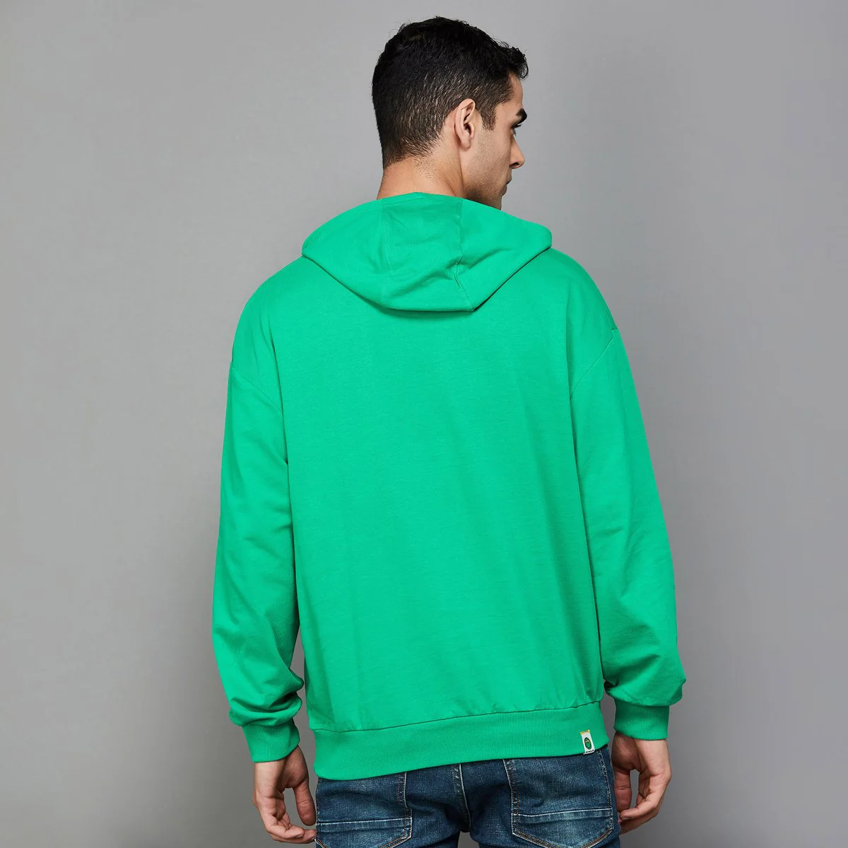SmileyWorld Men Printed Hooded Sweatshirt - Image 3