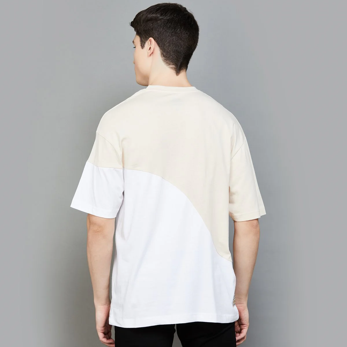 SmileyWorld Men Printed Oversized T-Shirt - Image 3