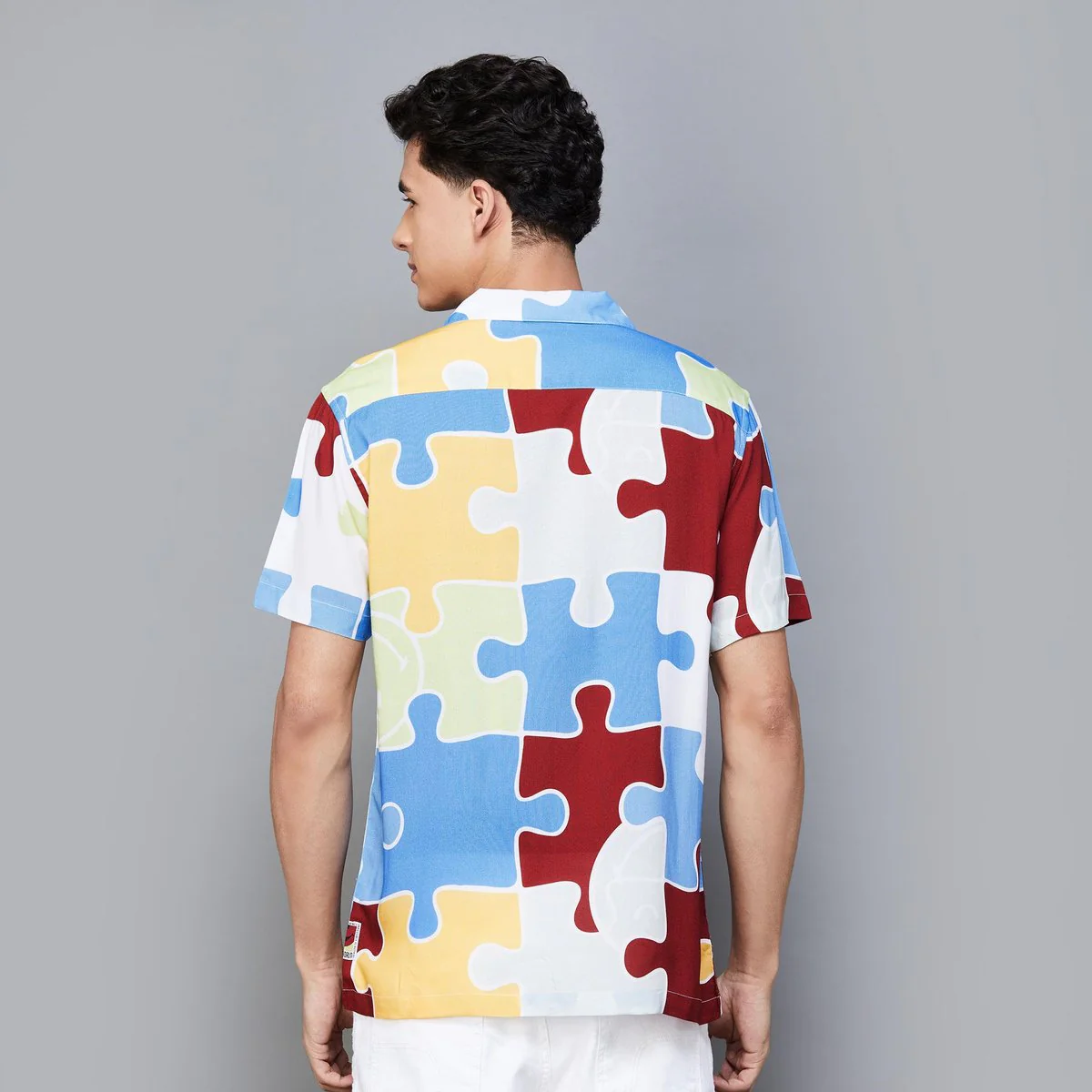 SmileyWorld Men Printed Regular Fit Shirt