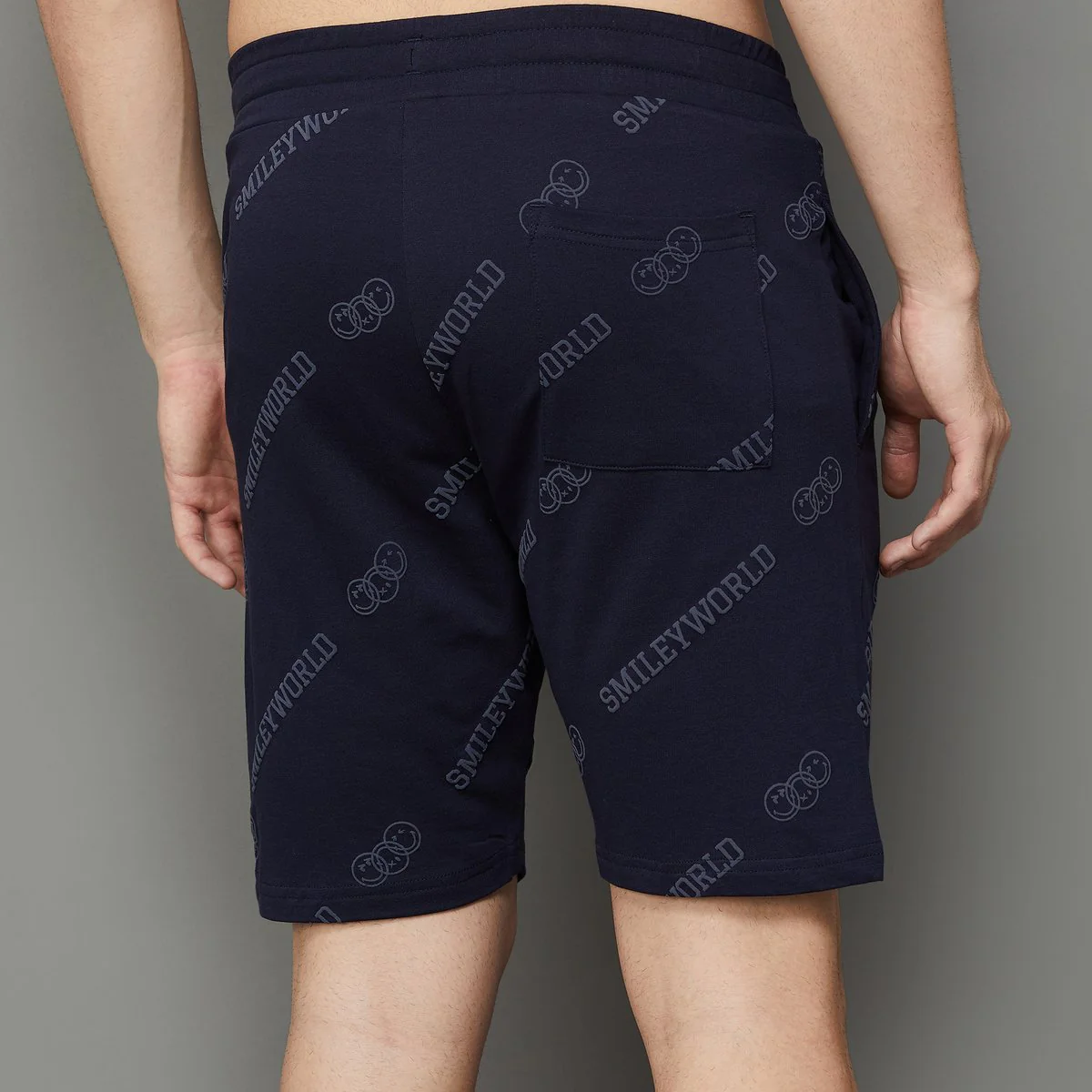 SmileyWorld Men Printed Regular Fit Shorts - Image 4