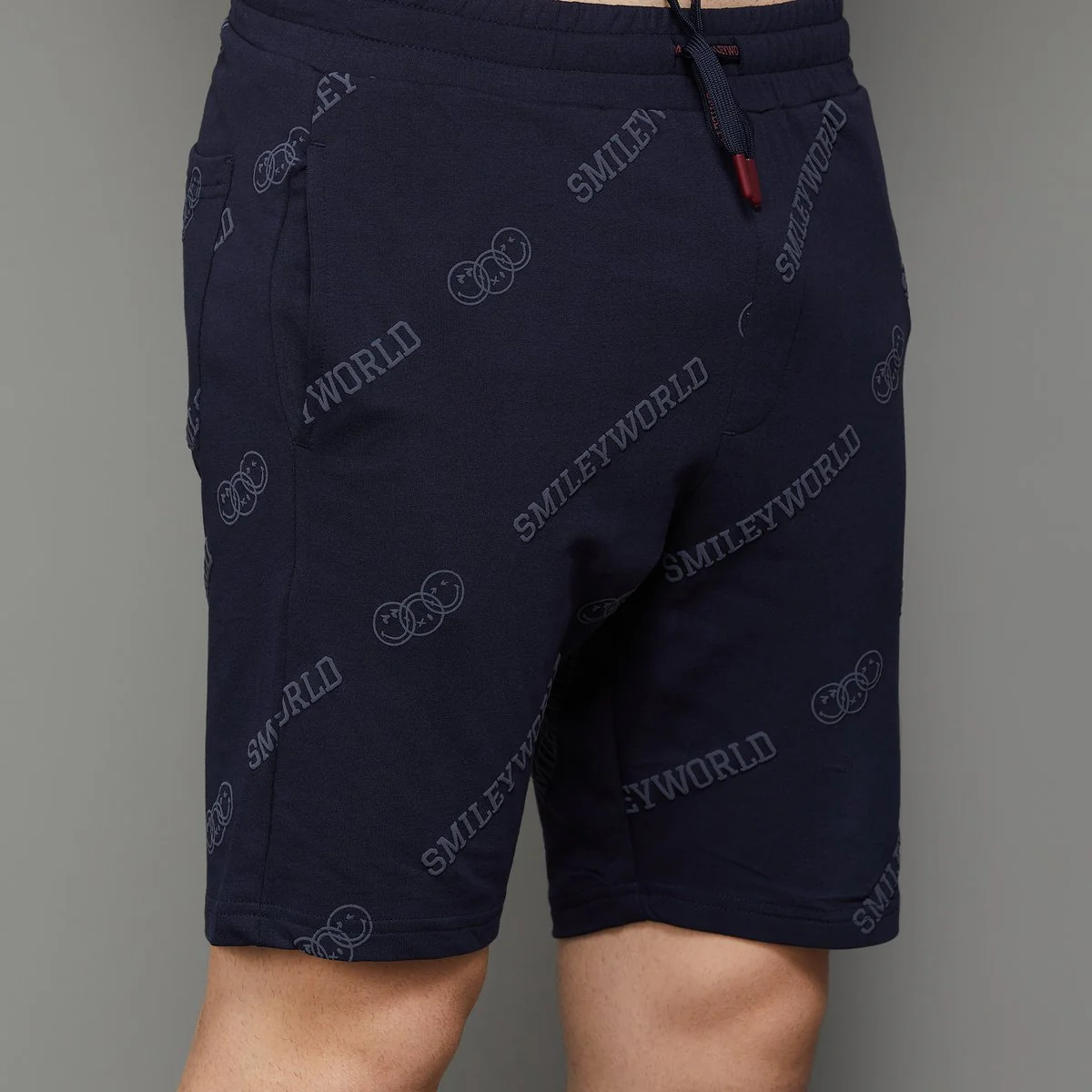 SmileyWorld Men Printed Regular Fit Shorts - Image 5