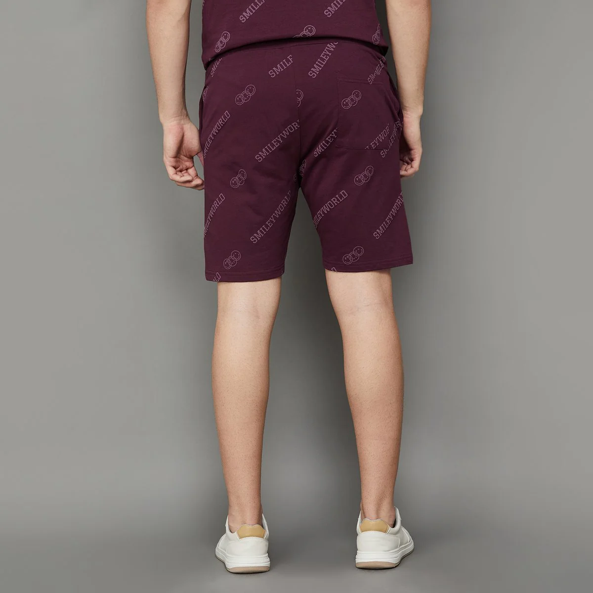 SmileyWorld Men Printed Regular Fit Shorts - Image 3