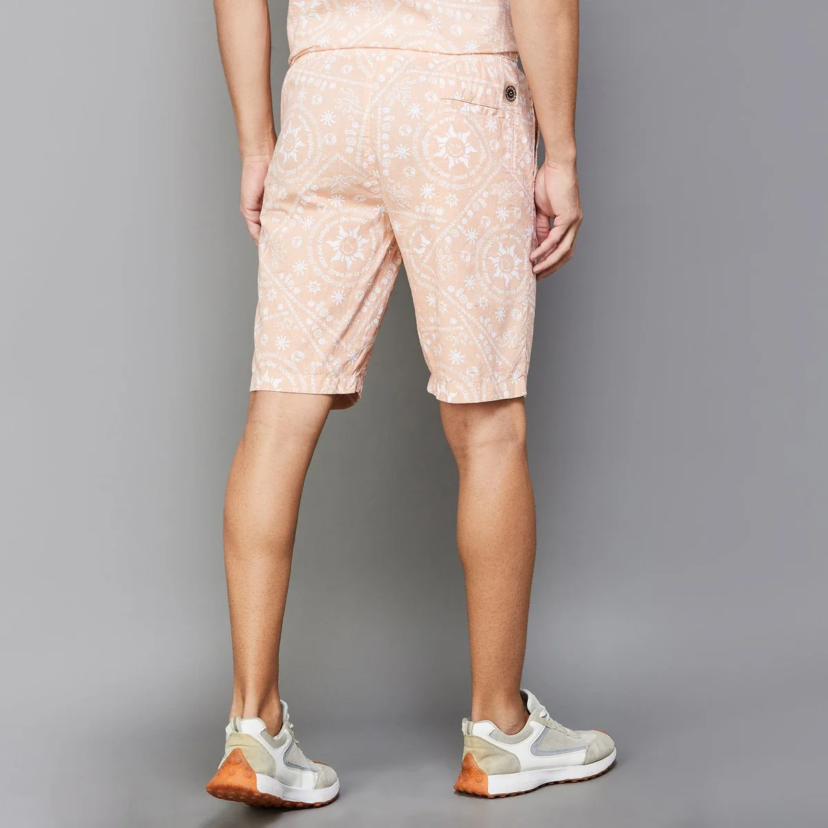 SmileyWorld Men Printed Regular Fit Shorts - Image 2