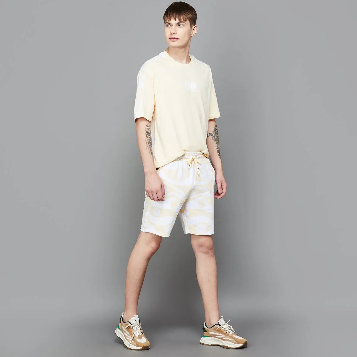 SmileyWorld Men Printed Regular Fit Shorts - Image 2